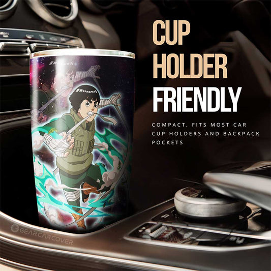 Rock Lee Tumbler Cup Custom Galaxy Style Car Accessories For Fans - Gearcarcover - 2
