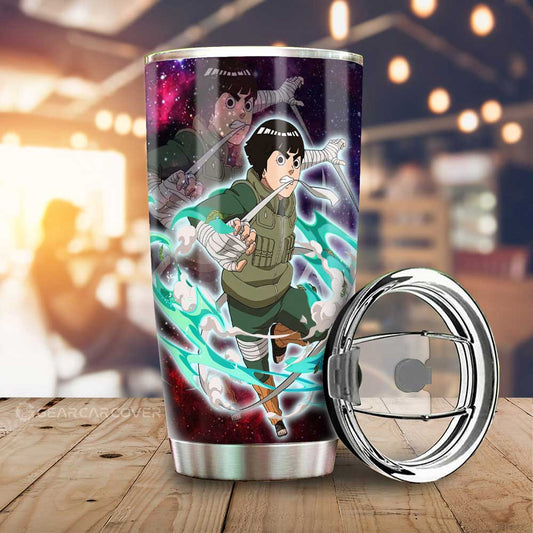 Rock Lee Tumbler Cup Custom Galaxy Style Car Accessories For Fans - Gearcarcover - 1