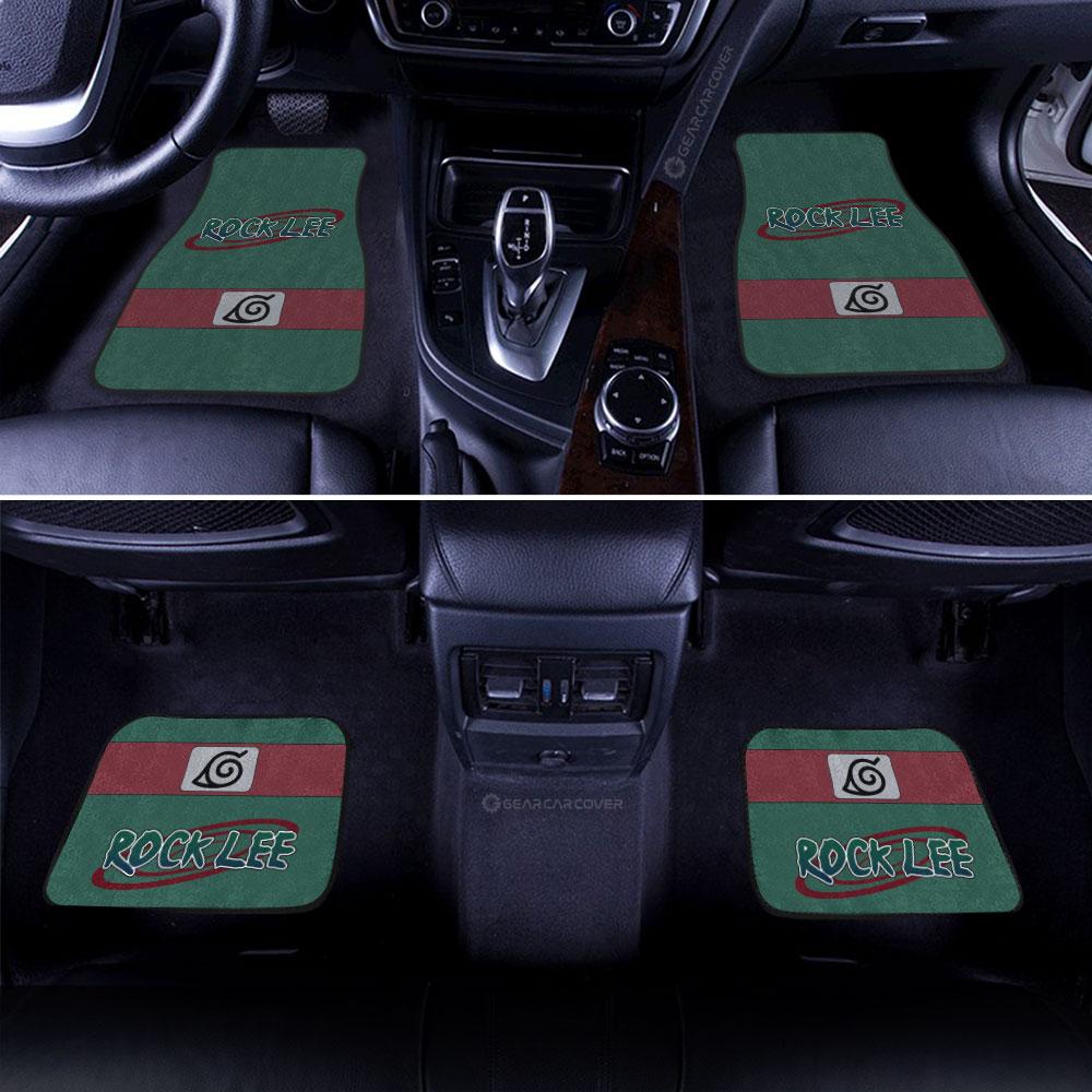 Rock Lee Uniform Car Floor Mats Custom Anime Car Interior Accessories - Gearcarcover - 3