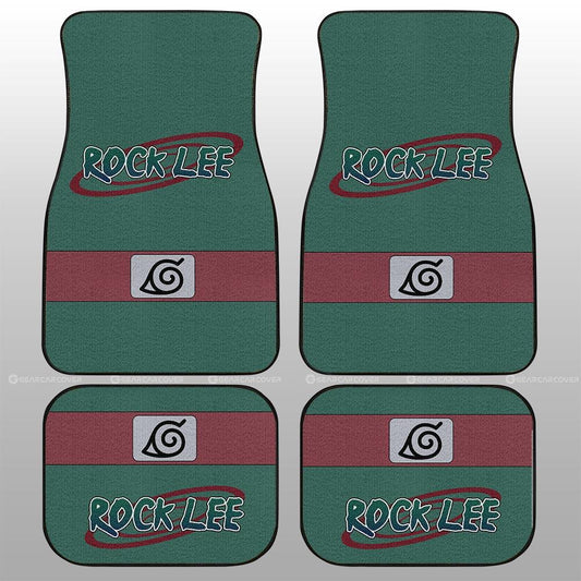 Rock Lee Uniform Car Floor Mats Custom Anime Car Interior Accessories - Gearcarcover - 2