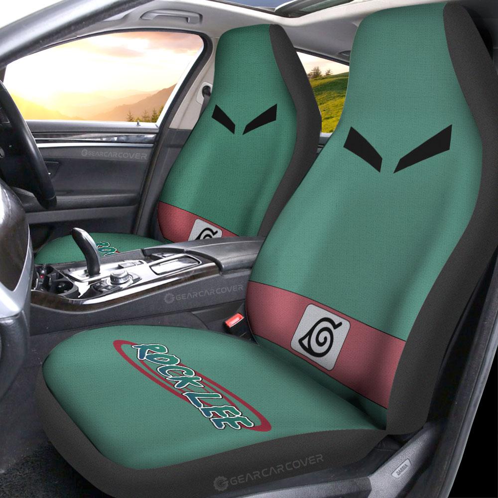 Rock Lee Uniform Car Seat Covers Custom Anime Car Interior Accessories - Gearcarcover - 2