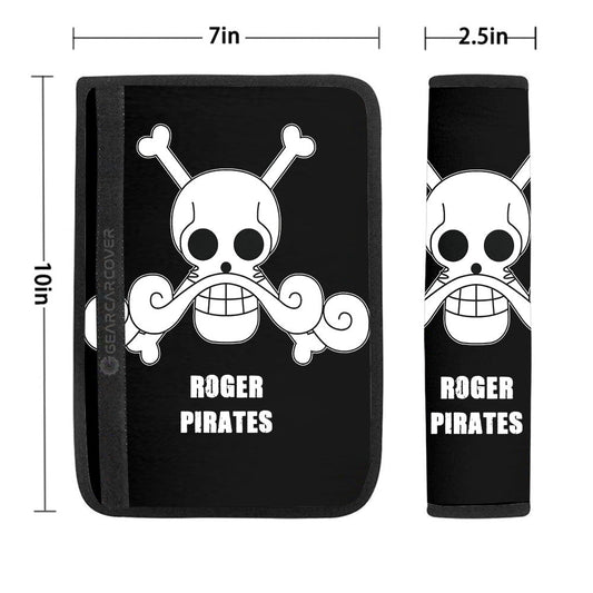 Roger Pirates Flag Seat Belt Covers Custom Car Accessories - Gearcarcover - 1