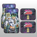 Rohan Kishibe Car Floor Mats Custom Galaxy Manga JJBA - Gearcarcover - 1