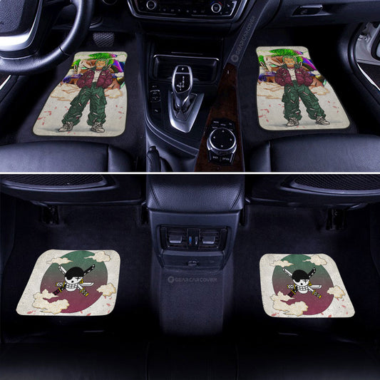 Roronoa Zoro Car Floor Mats Anime Collection - Gearcarcover - 2