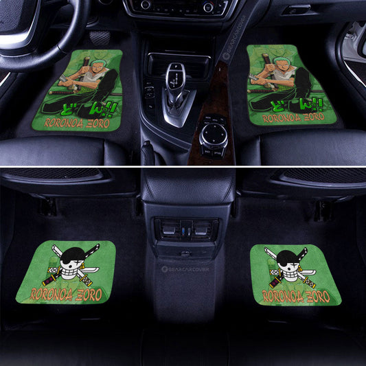 Roronoa Zoro Car Floor Mats Custom Car Accessories - Gearcarcover - 2