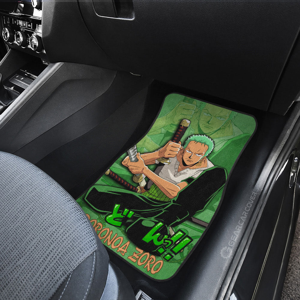 Roronoa Zoro Car Floor Mats Custom Car Accessories - Gearcarcover - 3