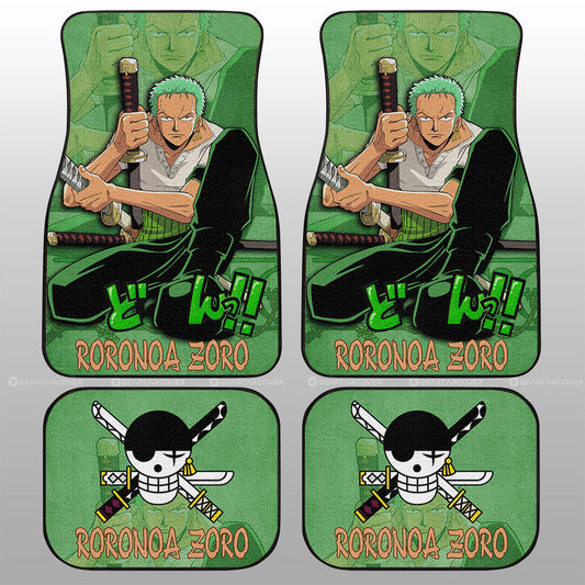 Roronoa Zoro Car Floor Mats Custom Car Accessories - Gearcarcover - 1