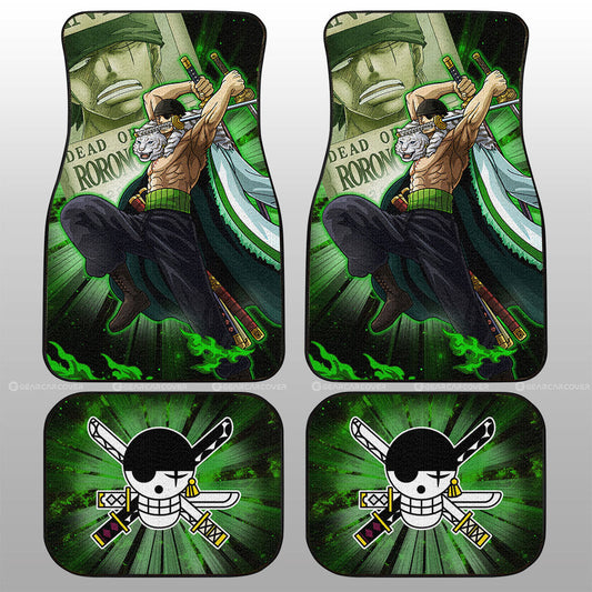 Roronoa Zoro Car Floor Mats Custom Car Interior Accessories - Gearcarcover - 1