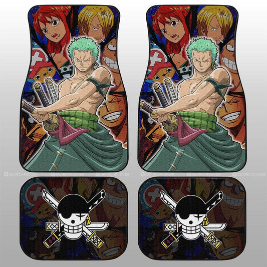 Roronoa Zoro Car Floor Mats Custom Car Interior Accessories - Gearcarcover - 2