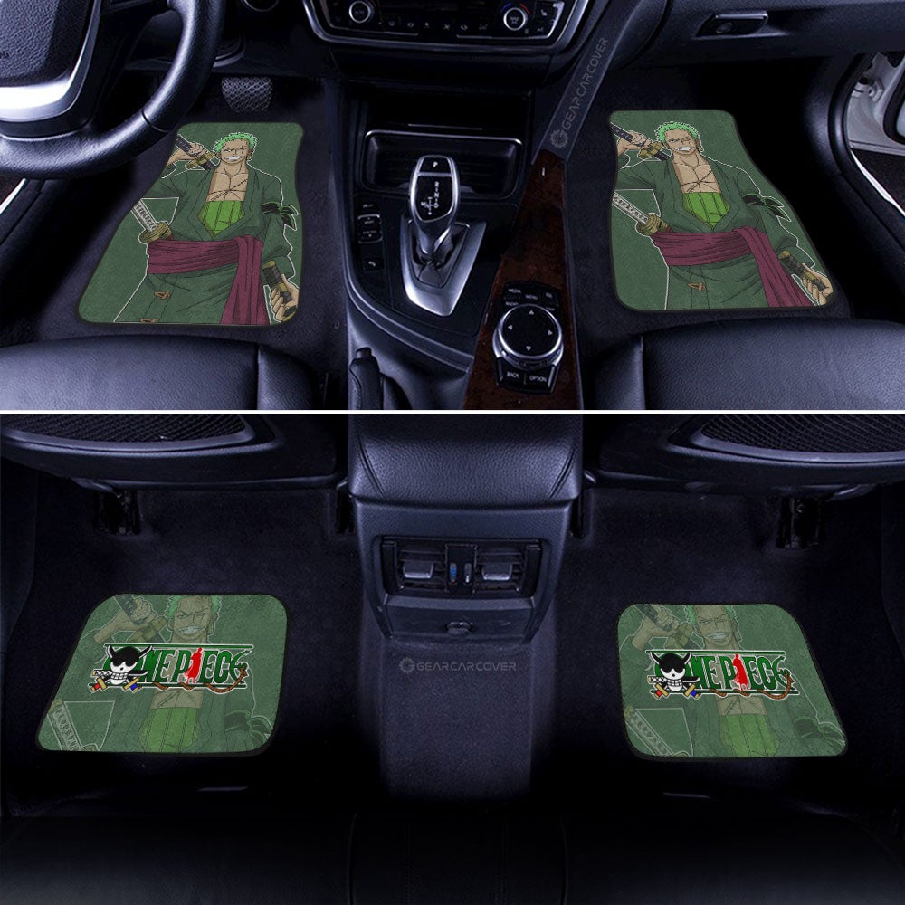 Roronoa Zoro Car Floor Mats Custom - Gearcarcover - 3