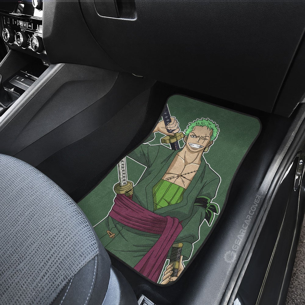 Roronoa Zoro Car Floor Mats Custom - Gearcarcover - 4