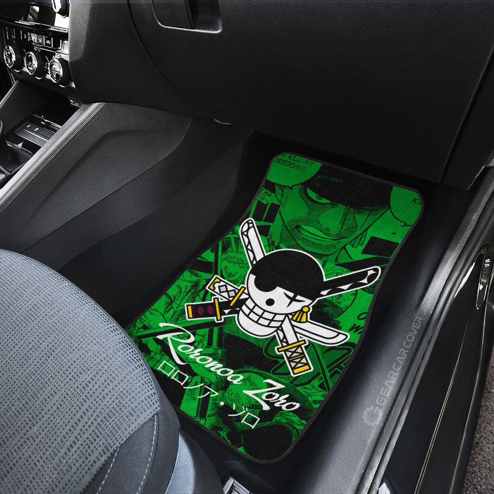 Roronoa Zoro Car Floor Mats Custom Manga For Fans Car Accessories - Gearcarcover - 4