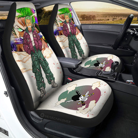 Roronoa Zoro Car Seat Covers Anime Collection - Gearcarcover - 2