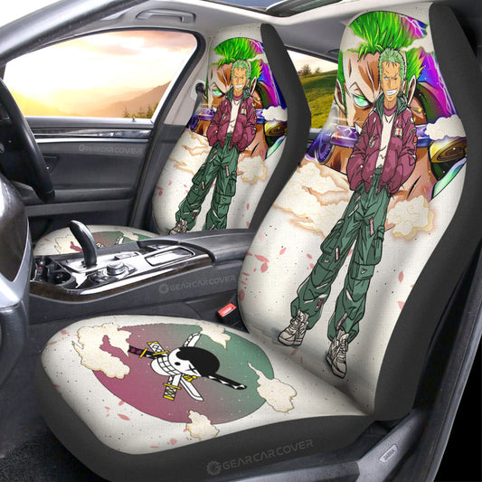 Roronoa Zoro Car Seat Covers Anime Collection - Gearcarcover - 1