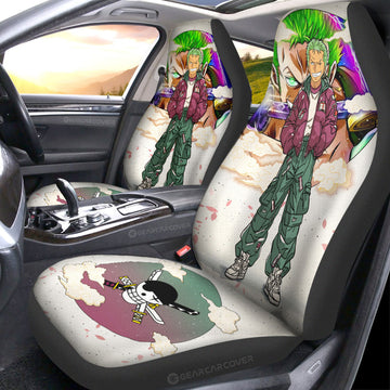 Roronoa Zoro Car Seat Covers Anime Collection - Gearcarcover - 1