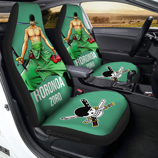 Roronoa Zoro Car Seat Covers Custom Car Accessories For Fans - Gearcarcover - 1