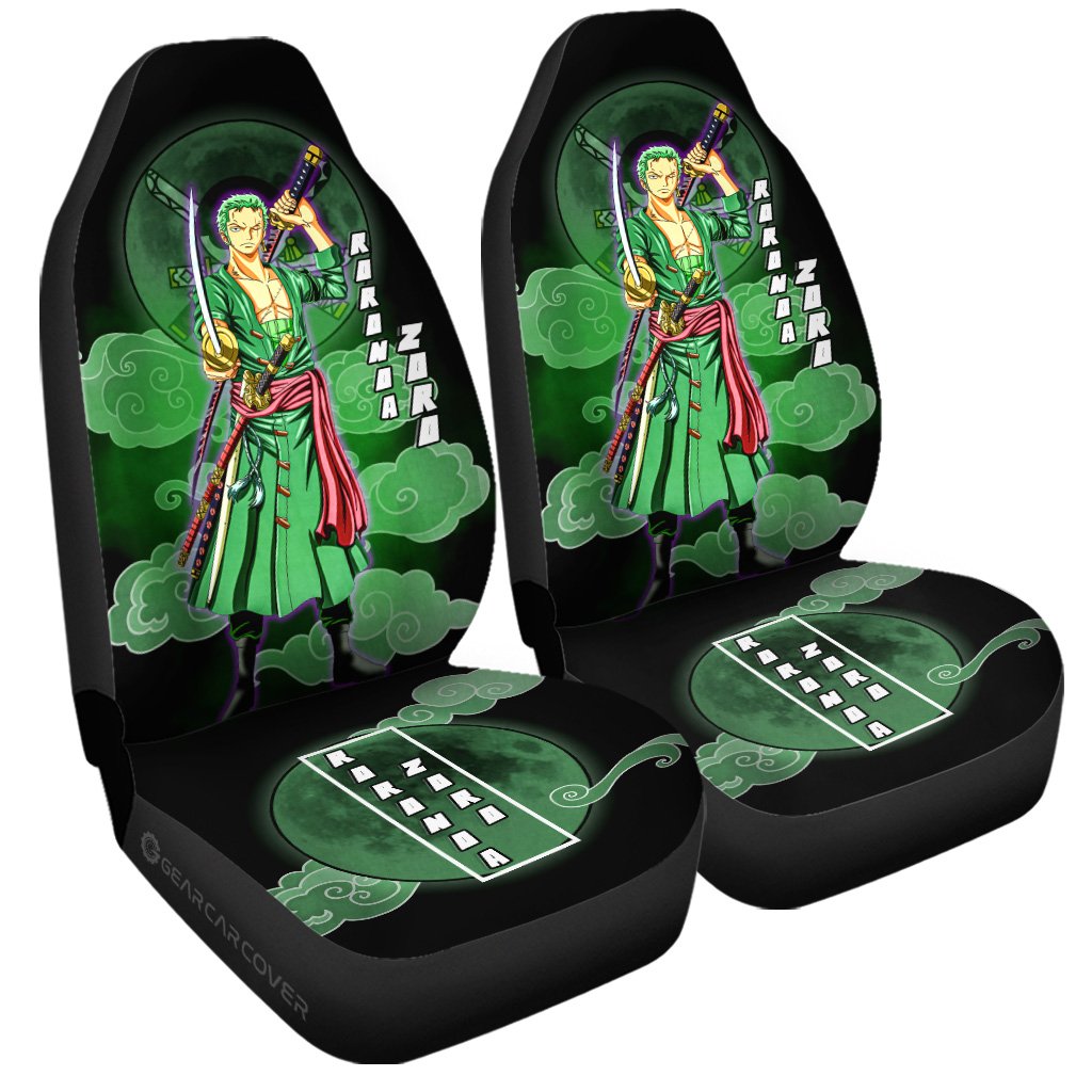 Roronoa Zoro Car Seat Covers Custom Car Accessories For Fans - Gearcarcover - 3