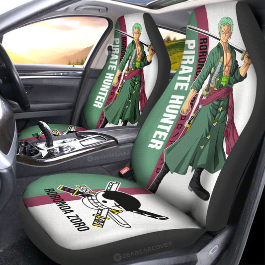 Roronoa Zoro Car Seat Covers Custom Car Accessories For Fans - Gearcarcover - 2
