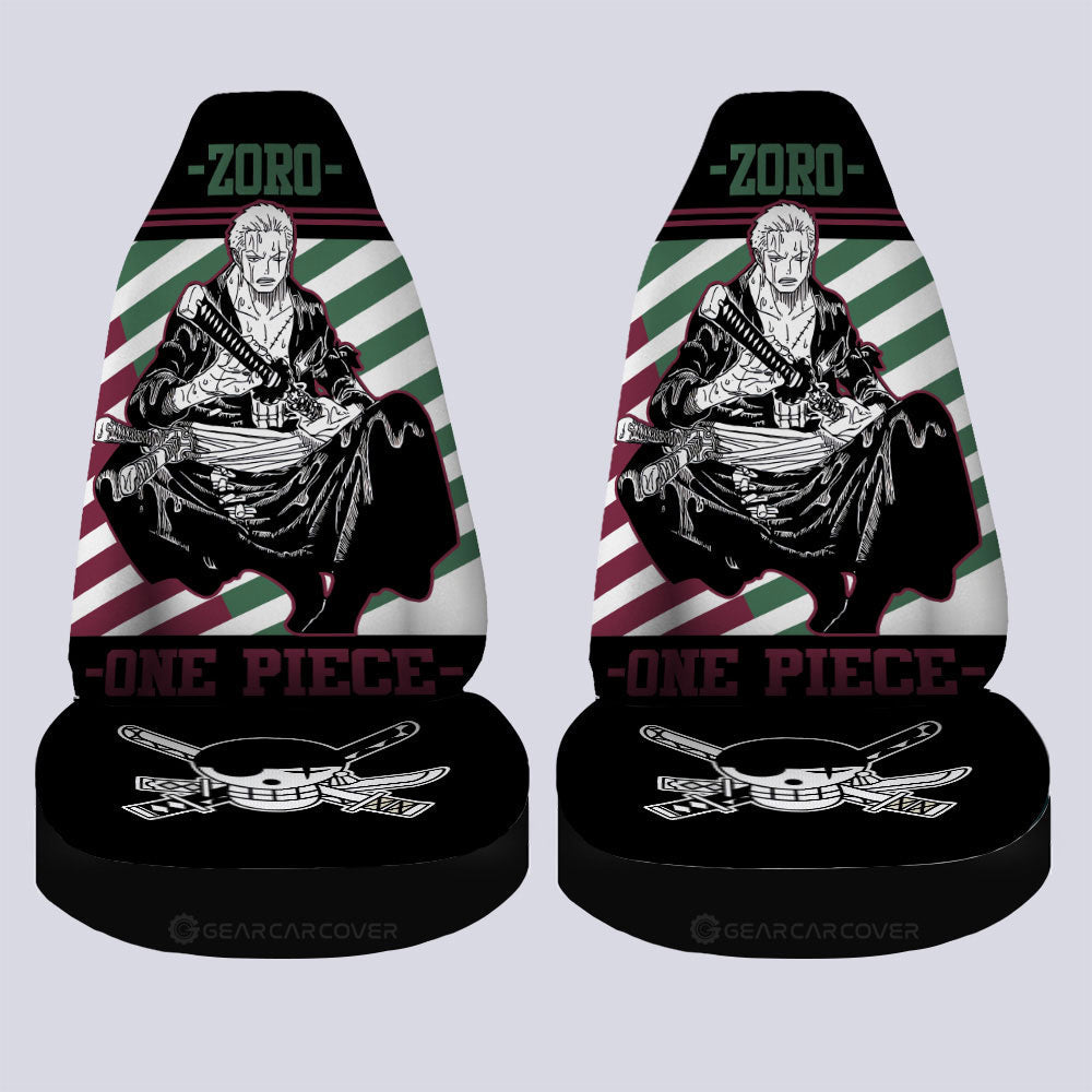 Roronoa Zoro Car Seat Covers Custom Car Accessories - Gearcarcover - 2