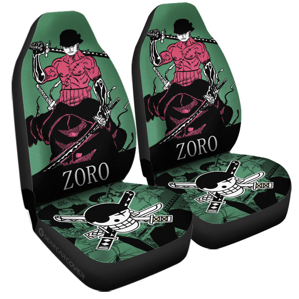 Roronoa Zoro Car Seat Covers Custom Car Accessories - Gearcarcover - 3