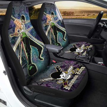 Roronoa Zoro Car Seat Covers Custom Car Accessories Manga Galaxy Style - Gearcarcover - 1