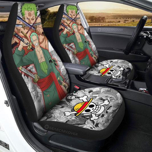 Roronoa Zoro Car Seat Covers Custom Car Interior Accessories - Gearcarcover - 1