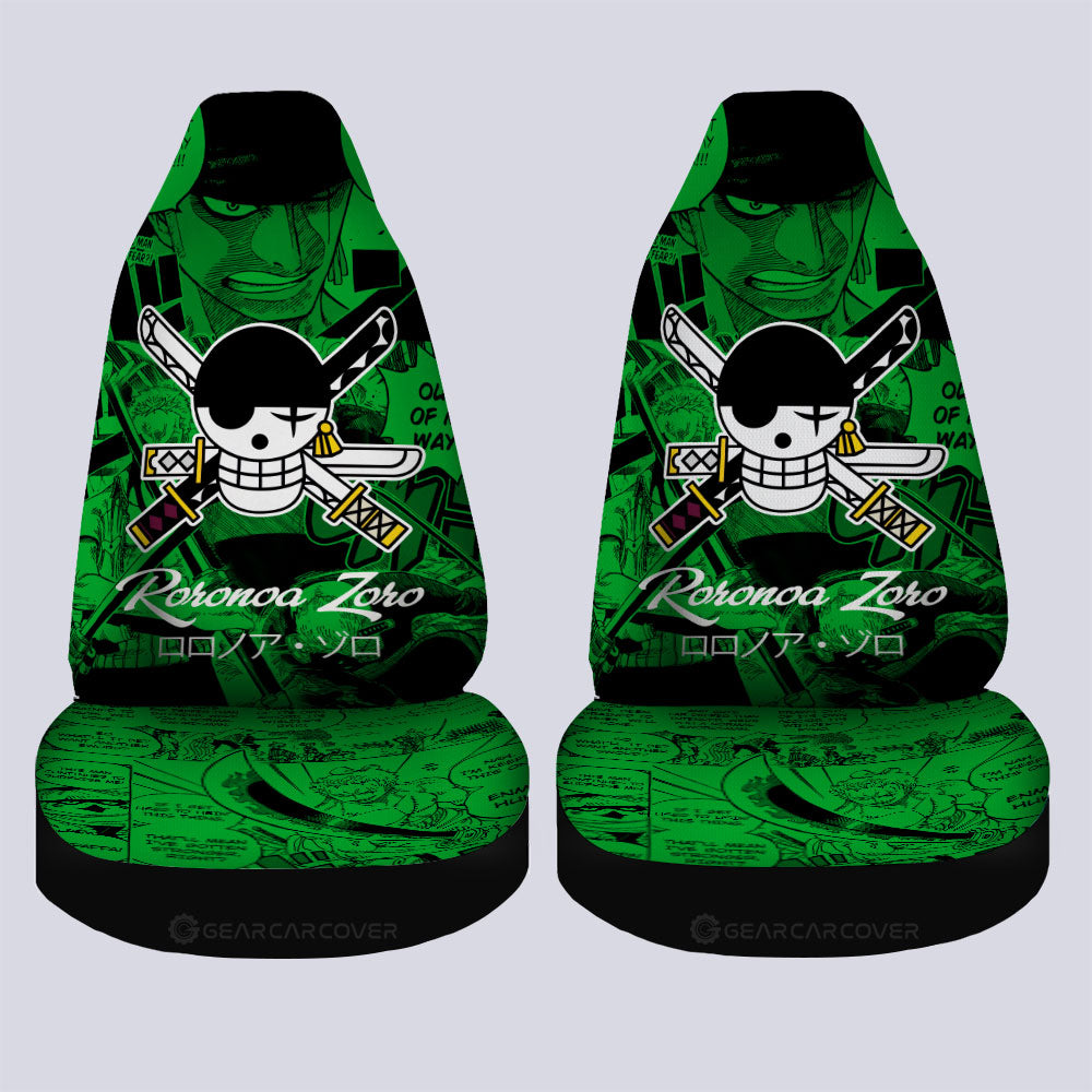 Roronoa Zoro Car Seat Covers Custom Manga For Fans Car Accessories - Gearcarcover - 4