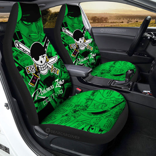 Roronoa Zoro Car Seat Covers Custom Manga For Fans Car Accessories - Gearcarcover - 1