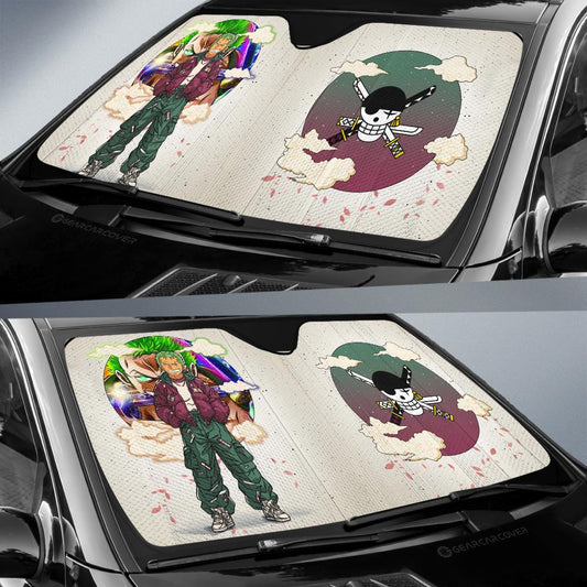 Roronoa Zoro Car Sunshade Anime Collection - Gearcarcover - 2