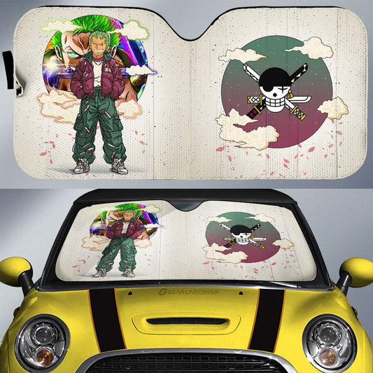Roronoa Zoro Car Sunshade Anime Collection - Gearcarcover - 1