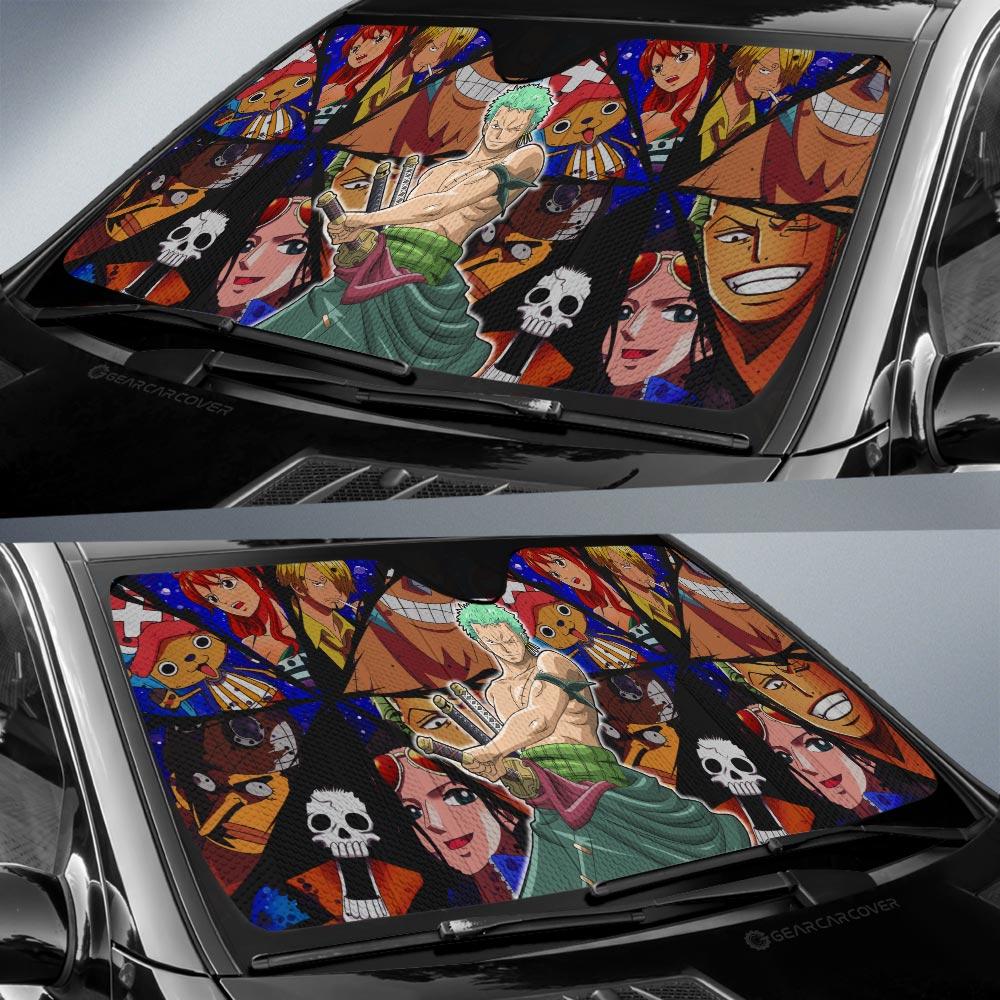 Roronoa Zoro Car Sunshade Custom Car Accessories - Gearcarcover - 2