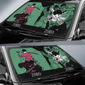 Roronoa Zoro Car Sunshade Custom Car Accessories Manga Style - Gearcarcover - 2