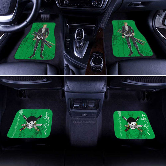 Roronoa Zoro Film Red Car Floor Mats Custom Car Accessories - Gearcarcover - 2