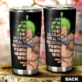 Roronoa Zoro Quotes Tumbler Cup Custom Car Accessoriess - Gearcarcover - 3