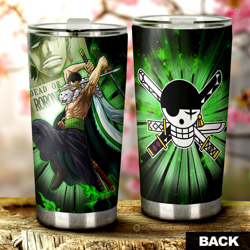 Roronoa Zoro Tumbler Cup Custom Car Interior Accessories - Gearcarcover - 2