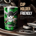 Roronoa Zoro Tumbler Cup Custom Manga For Fans Car Accessories - Gearcarcover - 2