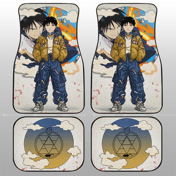 Roy Mustang Car Floor Mats Anime Collection - Gearcarcover - 1