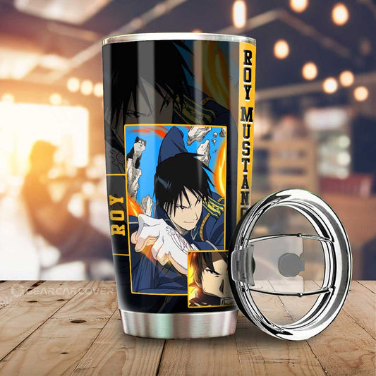 Roy Mustang Tumbler Cup Custom - Gearcarcover - 1