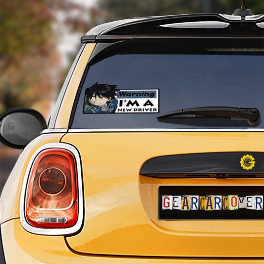 Roy Mustang Warning New Driver Car Sticker Custom Car Accessories - Gearcarcover - 1