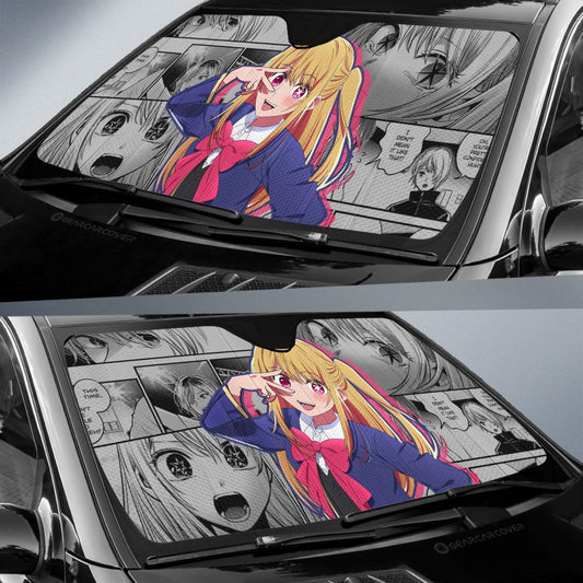 Ruby Hoshino Car Sunshade Custom Anime Car Accessories - Gearcarcover - 2