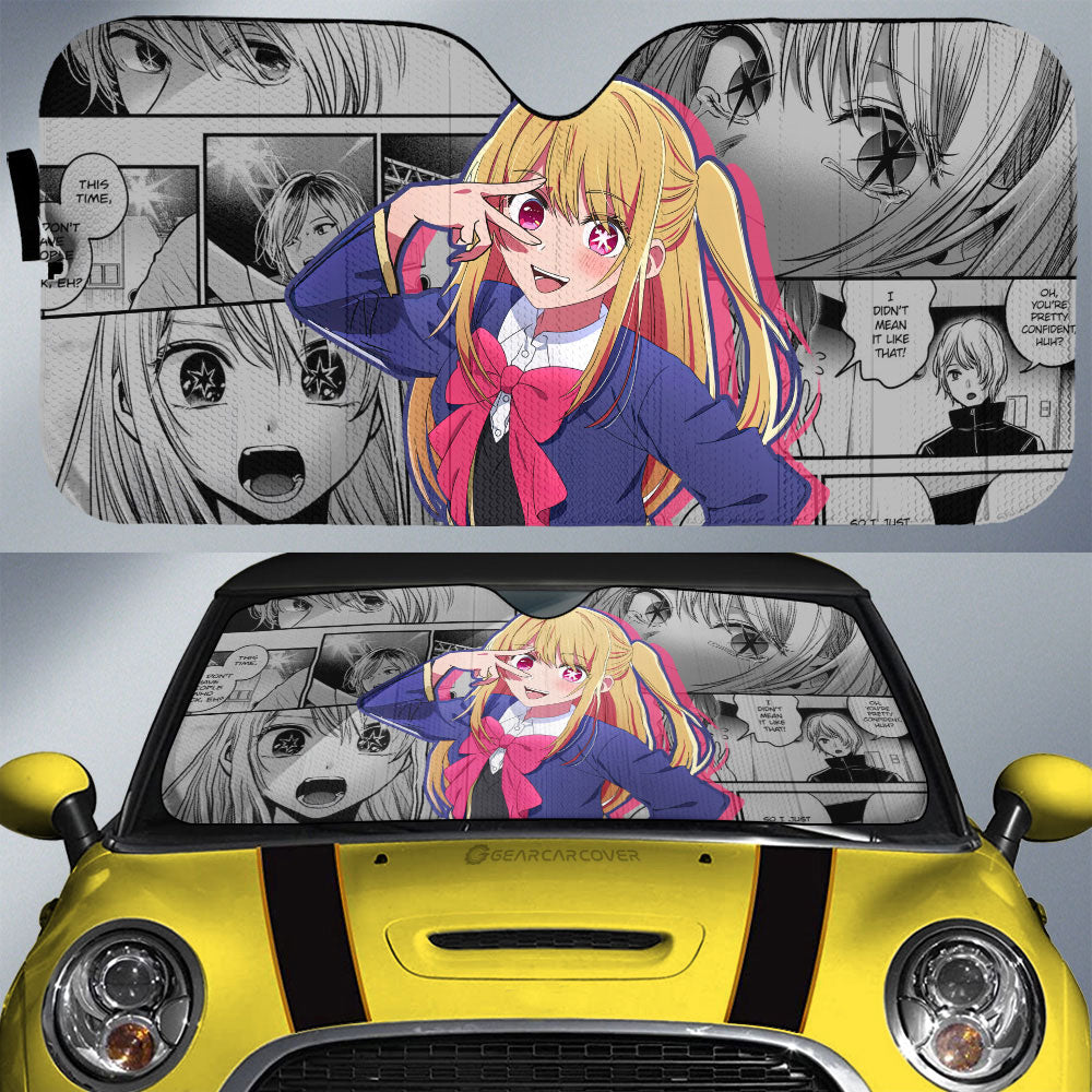 Ruby Hoshino Car Sunshade Custom Anime Car Accessories - Gearcarcover - 1