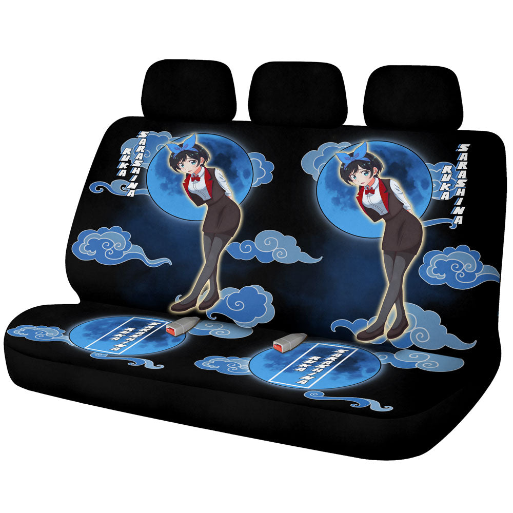 Ruka Sarashina Car Back Seat Covers Custom Rent A Girlfriend Car Accessories - Gearcarcover - 1