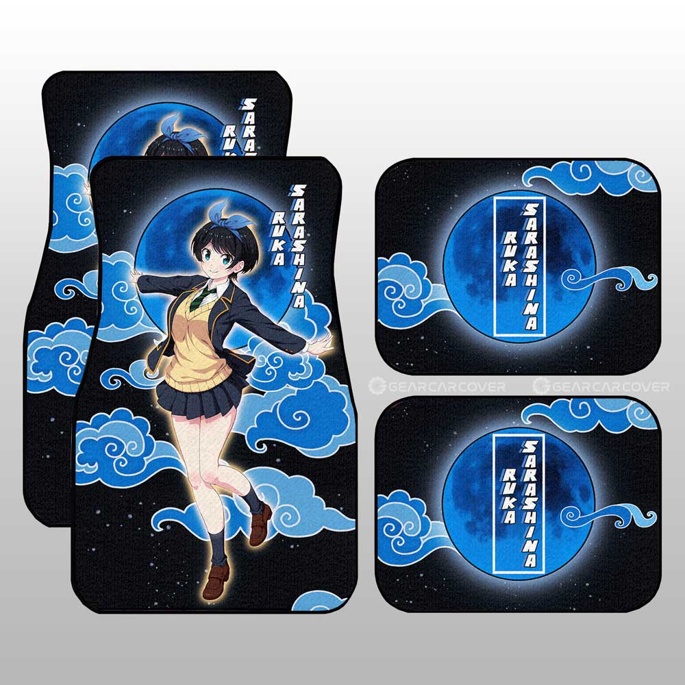 Ruka Sarashina Car Floor Mats Custom Rent A Girlfriend Car Accessories - Gearcarcover - 1