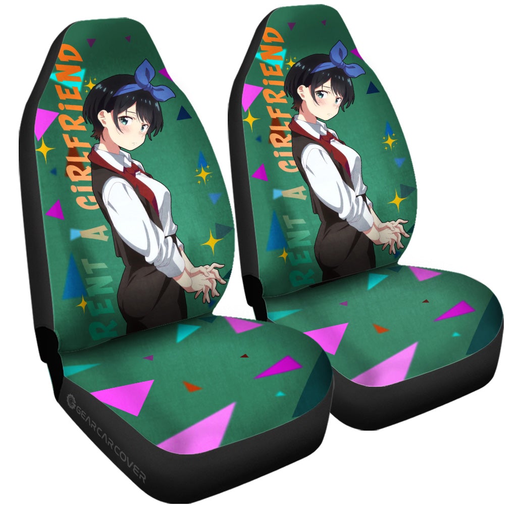 Ruka Sarashina Car Seat Covers Custom Rent A Girlfriend Car Accessories - Gearcarcover - 3