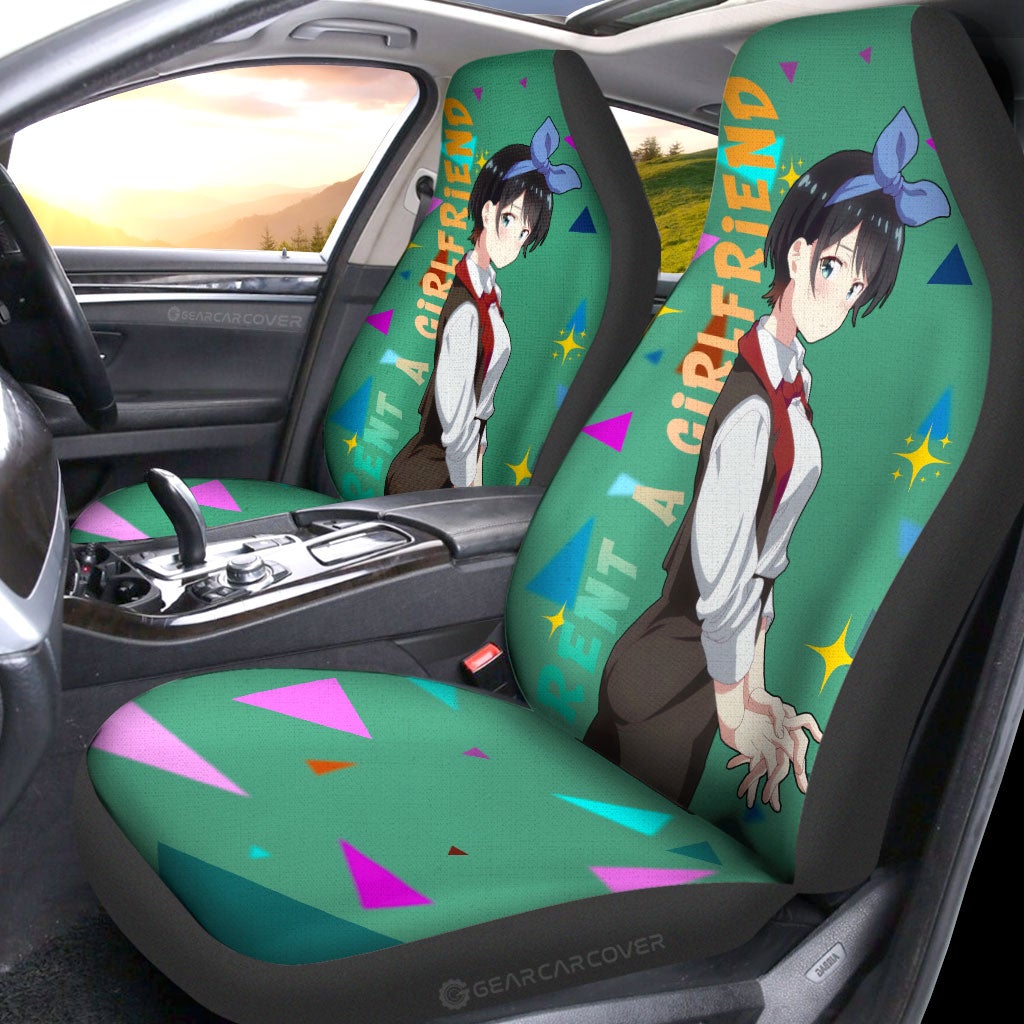 Ruka Sarashina Car Seat Covers Custom Rent A Girlfriend Car Accessories - Gearcarcover - 2