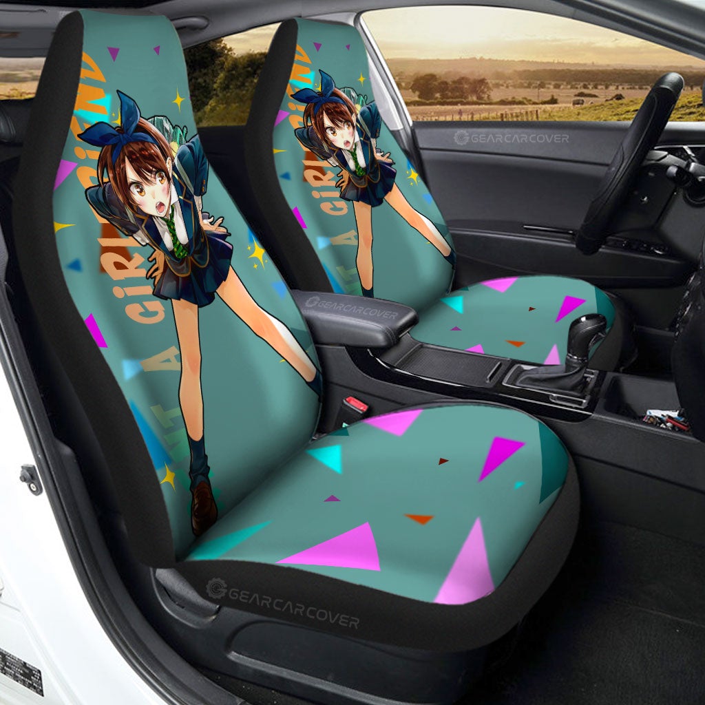 Ruka Sarashina Car Seat Covers Custom Rent A Girlfriend - Gearcarcover - 1