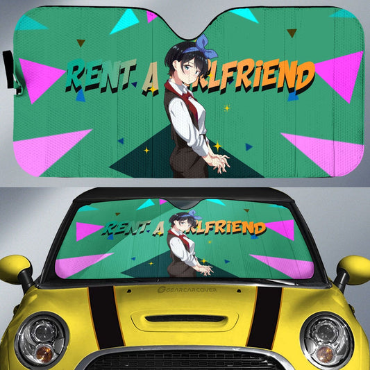Ruka Sarashina Car Sunshade Custom Rent A Girlfriend Car Accessories - Gearcarcover - 1