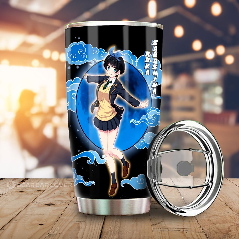 Ruka Sarashina Tumbler Cup Custom Rent A Girlfriend Car Accessories - Gearcarcover - 1