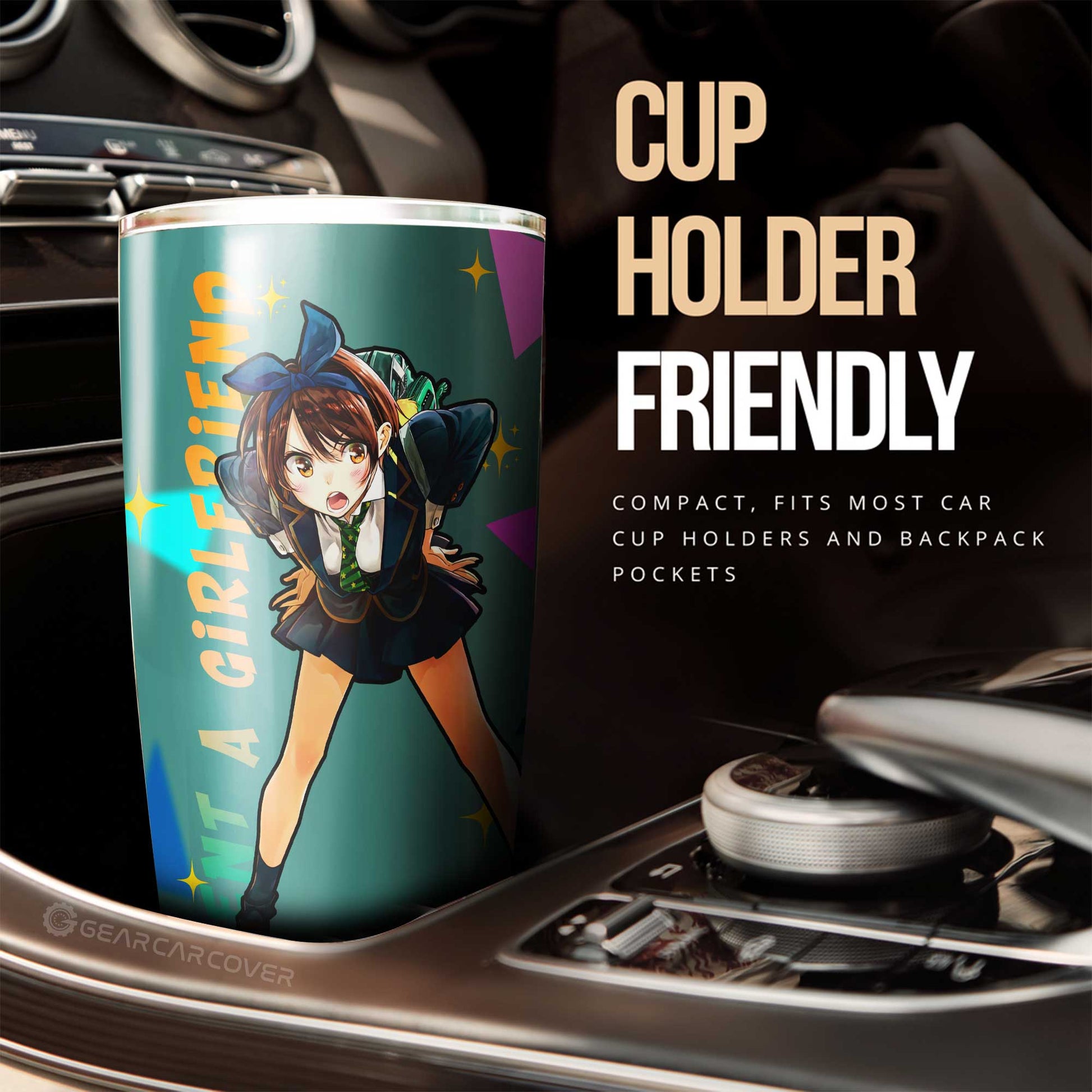 Ruka Sarashina Tumbler Cup Custom Rent A Girlfriend - Gearcarcover - 2