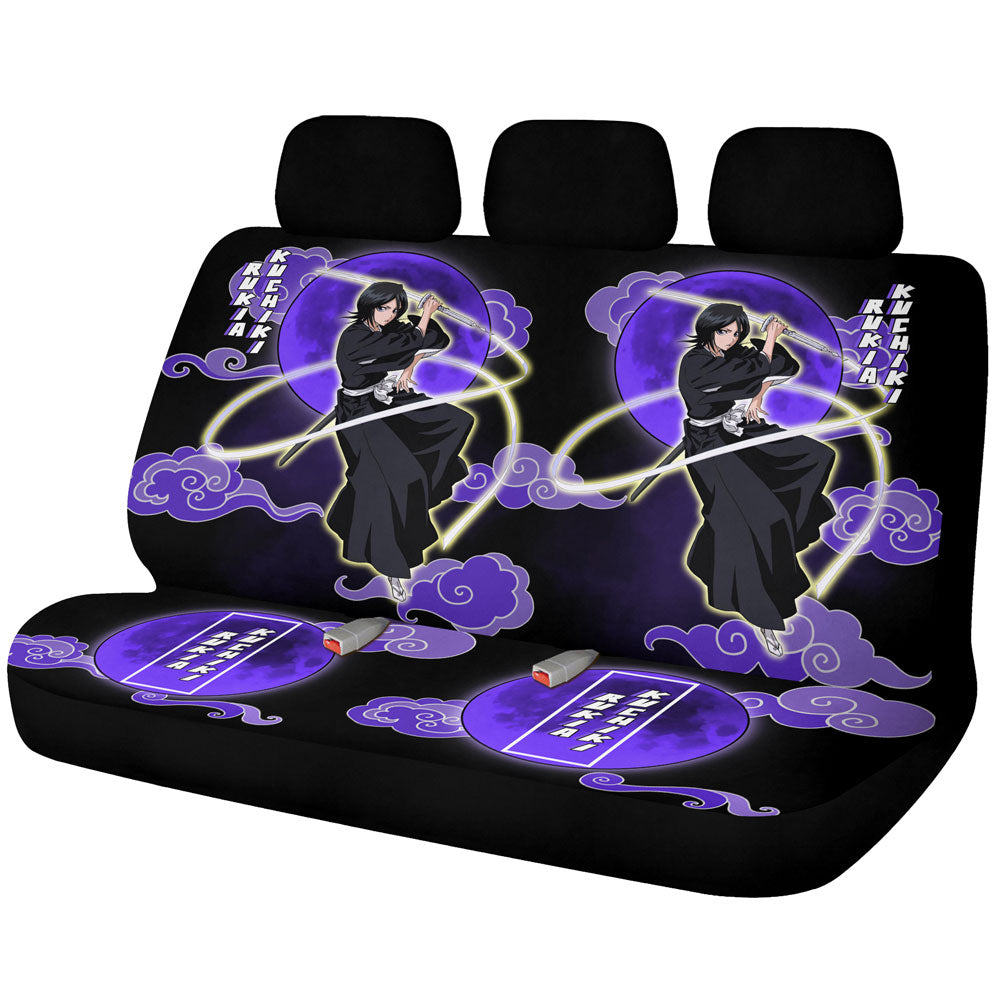 Rukia Kuchiki Car Back Seat Covers Custom Bleach Car Accessories - Gearcarcover - 1